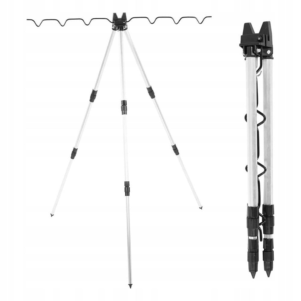 SEA Fishing Tripod Ground for 7 Rods Aluminum Tripod Adjustable Packaging status original