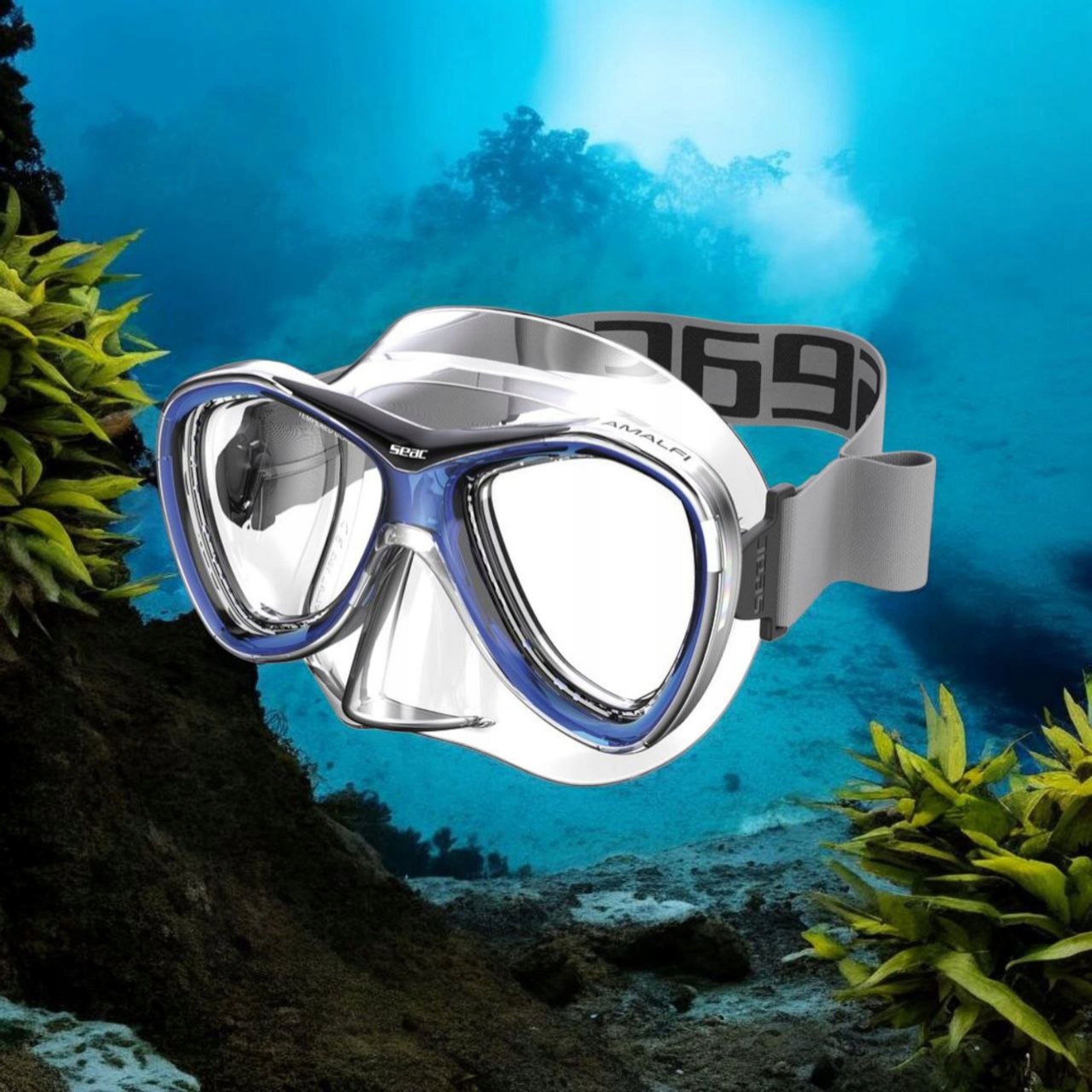 SEAC AMALFI diving mask calendered strap grey blue frame EAN (GTIN) 8002908473315