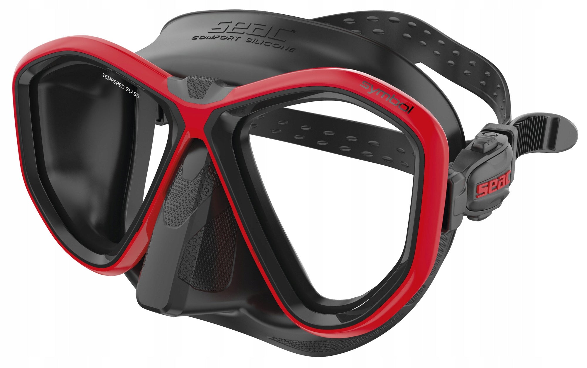 SEAC SYMBOL diving mask black in eco packaging