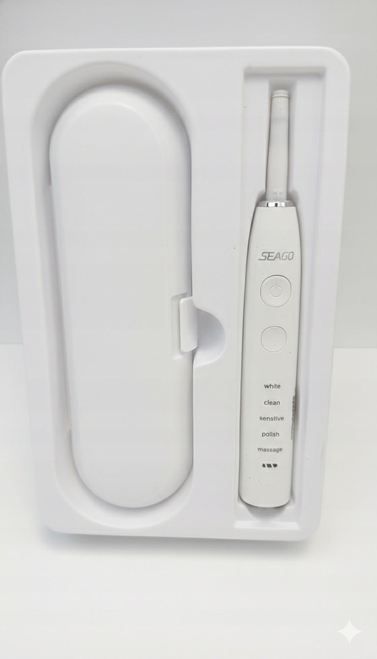 SEAGO SG-575-B – White Sonic Toothbrush for Adults Manufacturer code SG-575-B