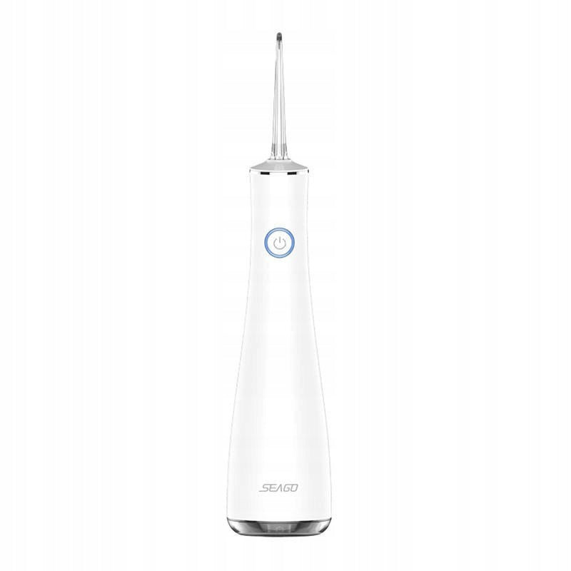 SEAGO TOOTH IRRIGATOR FOR DAILY USE WITH ADJUSTABLE PRESSURE SET Manufacturer code SG-8001 white