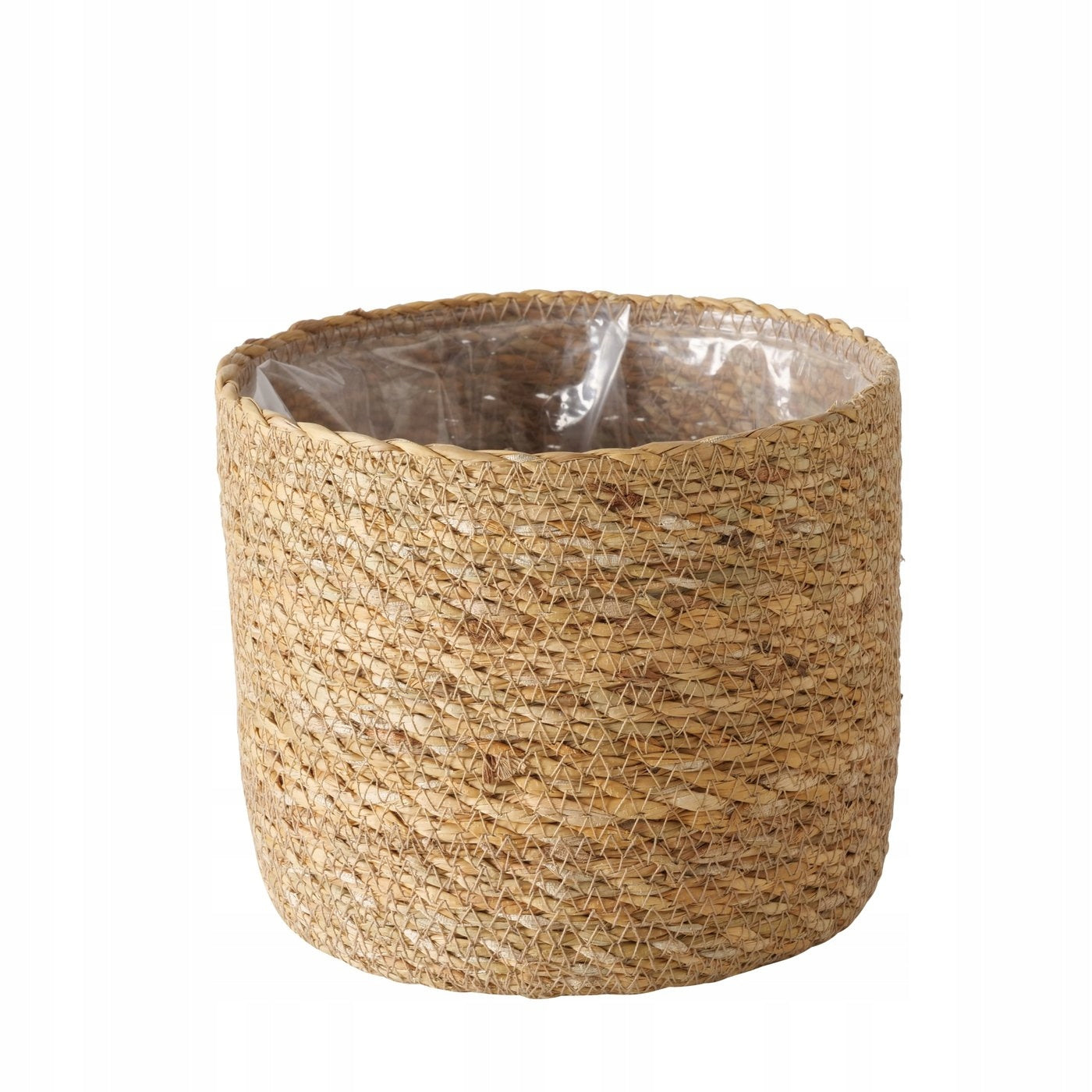 SEAGRASS POT COVERS SOPHY SET OF 3 PIECES 19 X 16 CM Color beige