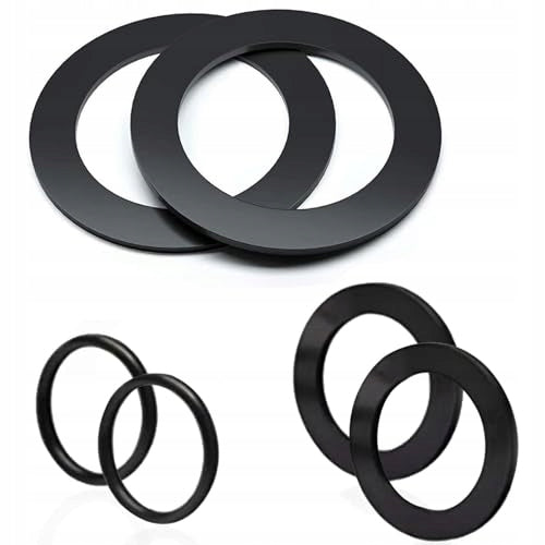 SEALS O RING FOR SWIMMING POOL INTEX BESTWAY SILICONE BLACK SET OF 6 Brand no brand