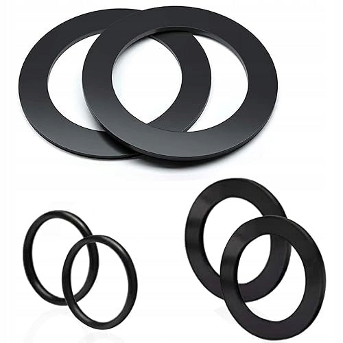 SEALS O RING FOR SWIMMING POOL INTEX BESTWAY SILICONE BLACK SET OF 6