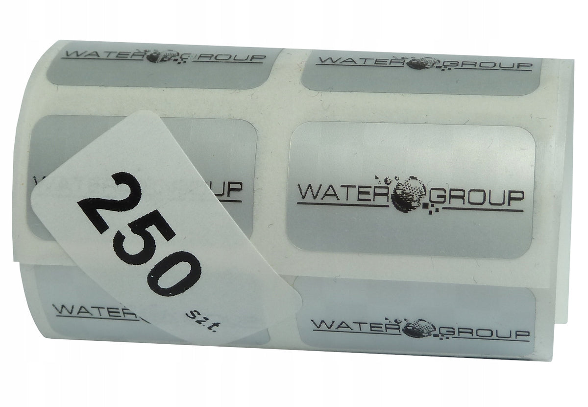 SEALS VOID silver matte stickers 25x15