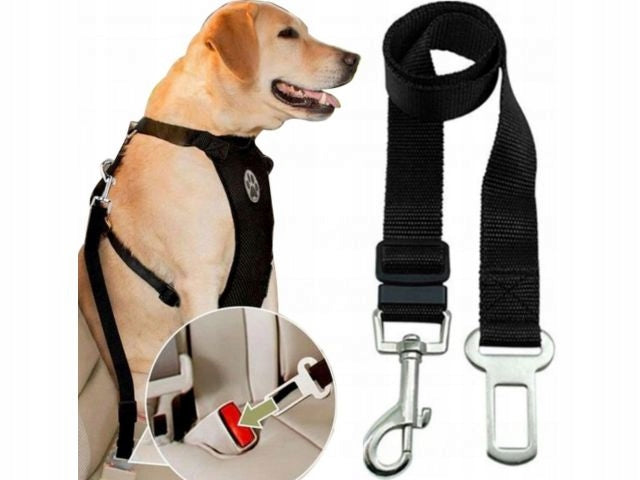 SEAT BELT LEASH CAT DOG CAR