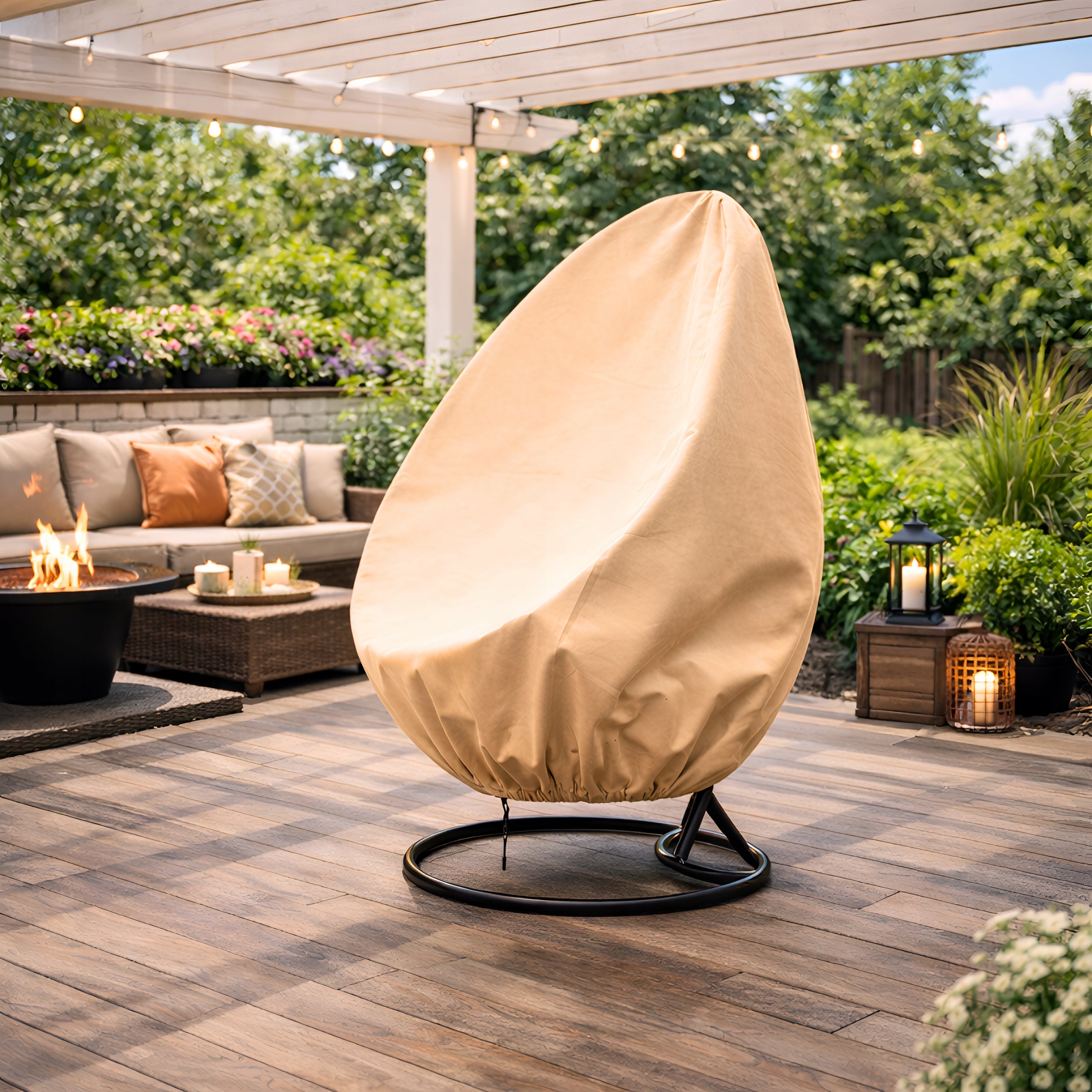 SEAT COVER HANGING GARDEN SWING COCOON BASKET COVER WATERPROOF Packaging status original
