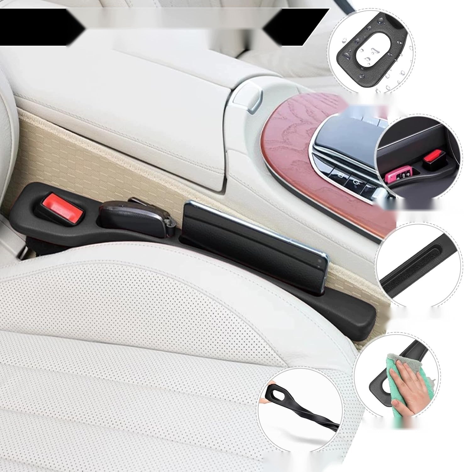 SEAT SLOT FILLER 2 PIECES CAR ORGANIZER UNIVERSAL INSERT Manufacturer code 5908140177536