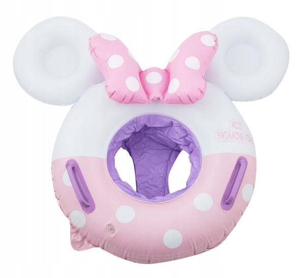 SEAT WHEEL MOUSE MINNIE FOR SWIMMING STABLE SEAT HANDLES PINK Color pink