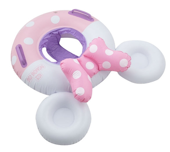 SEAT WHEEL MOUSE MINNIE FOR SWIMMING STABLE SEAT HANDLES PINK