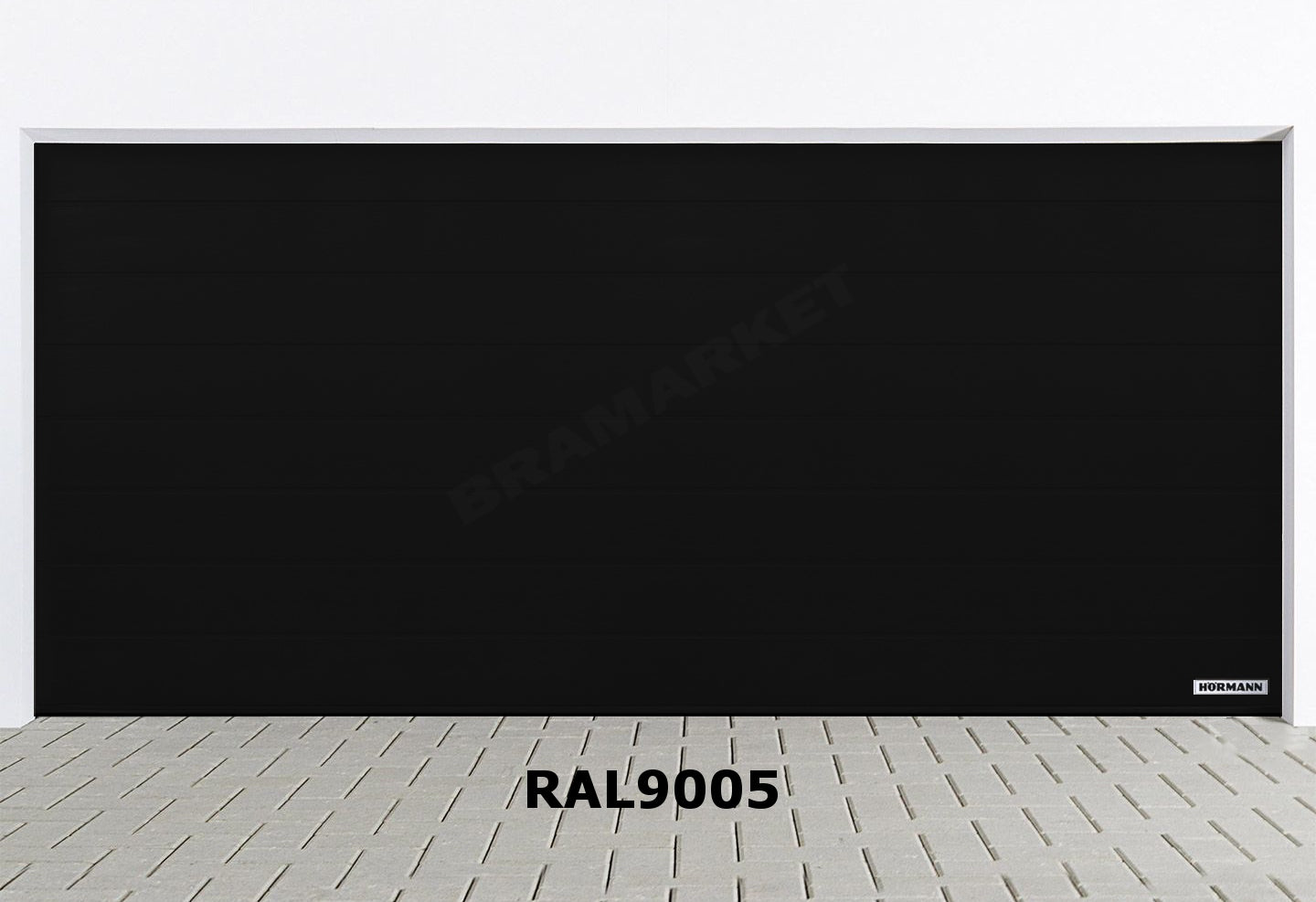 SECTIONAL GARAGE DOOR HORMANN 5000x2250 Color White brown black gray other