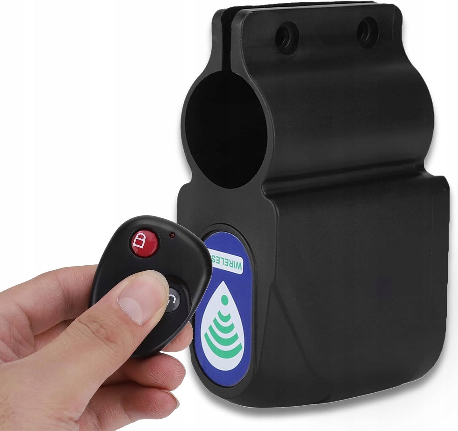 SECURITY BICYCLE ALARM BATTERY OPERATED SCOOTER WIRELESS REMOTE CONTROL 110db Manufacturer code 5904100206377