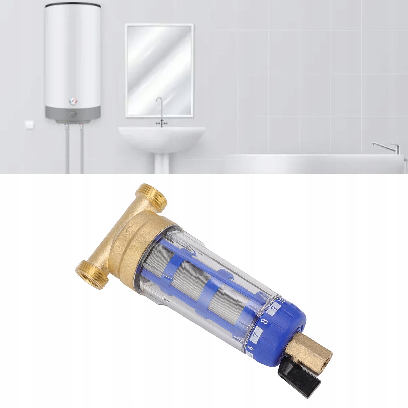 SEDIMENT FILTER FOR WATER COMPLETE SELF-CLEANING 40-60um Manufacturer code 3113220325011