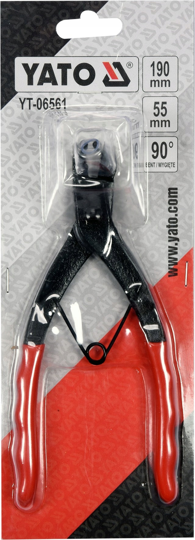 SEGER PLIERS FOR BRAKE CALIPERS YT-06561 YATO Product weight with unit packaging 0.25 kg