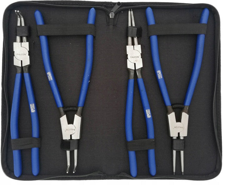 SEGER ROUND PLIERS 13” 325MM SET 4-EL LARGE FOR SEEGER RINGS Product weight with unit packaging 2 kg