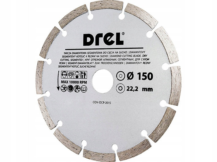 SEGMENTED DIAMOND CUTTING DISC 150 x 22.2 mm