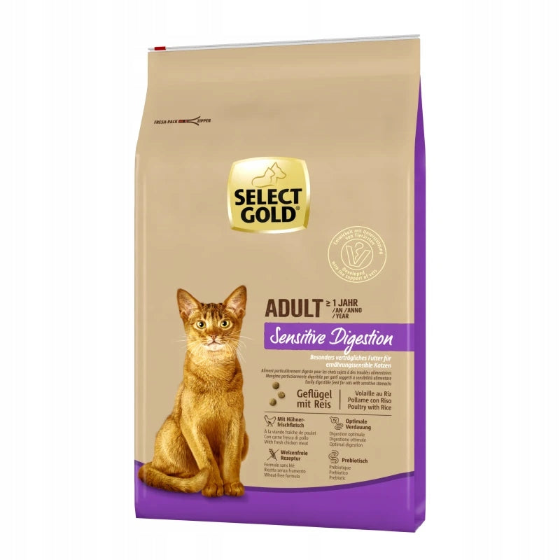 SELECT GOLD Sensitive Digestion Adult Poultry with Rice 7 kg