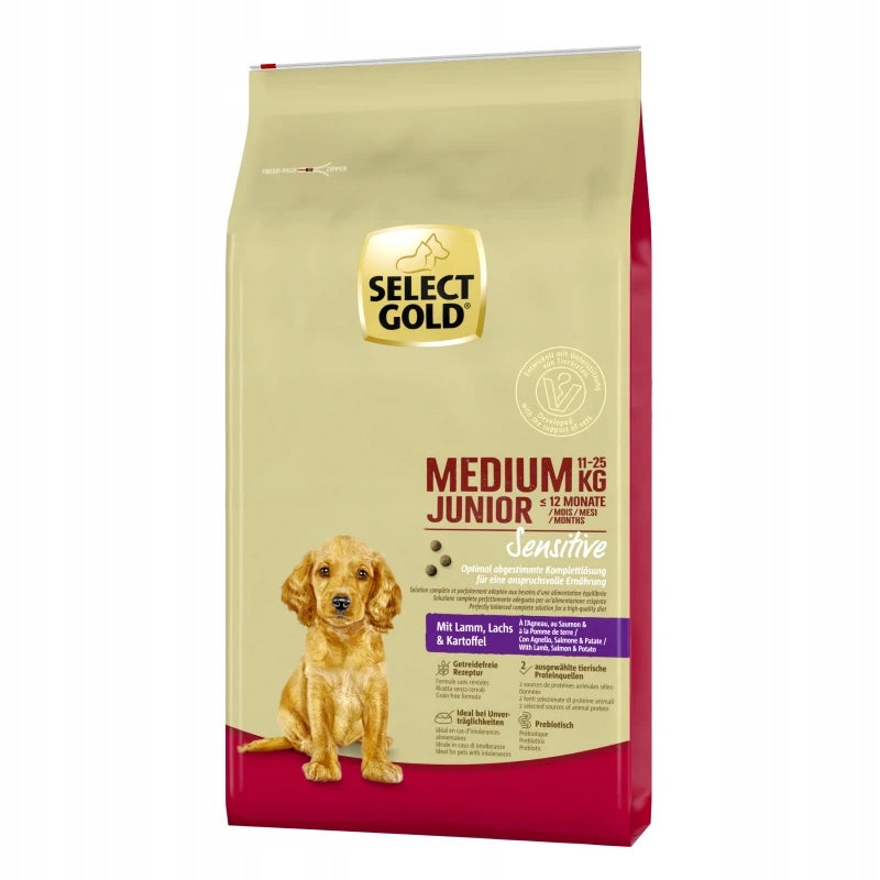 SELECT GOLD Sensitive Medium Junior Lamb/Salmon/Potatoes 12 kg