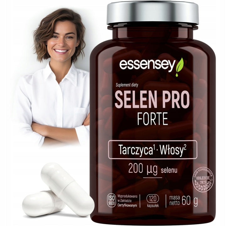 SELEN PRO FORTE Organic For Healthy Skin Hair L-SELENOMETHIONINE Thyroid Packaging status original