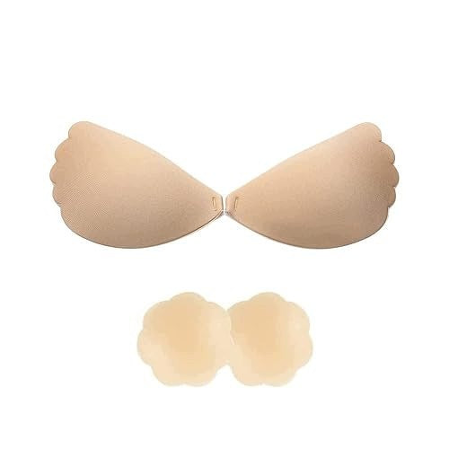 SELF-ADHESIVE BRA ANGEL WINGS STRAPLESS PUSH UP FOR WOMEN 2 Brand no brand