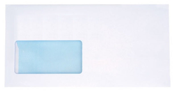 SELF-ADHESIVE ENVELOPES WHITE SK C6 WINDOW LEFT 1000pcs