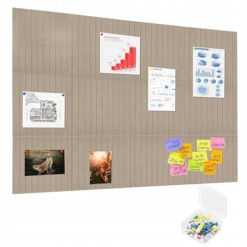 SELF-ADHESIVE FELT BOARD 12 PCS. 30X30 CM FOR DOCUMENT NOTES