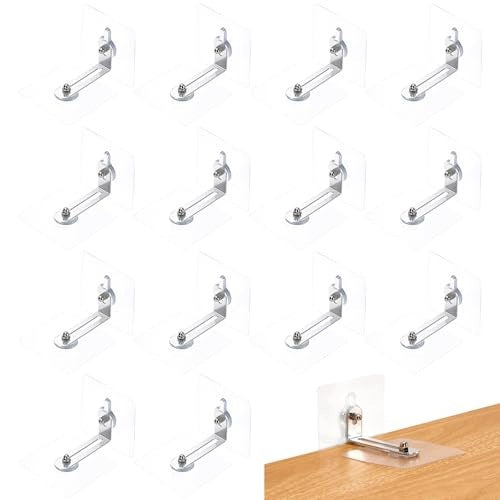 SELF ADHESIVE FURNITURE ANCHORS FOR WALL WITHOUT DRILLING SET OF 14 PAIRS Brand no brand