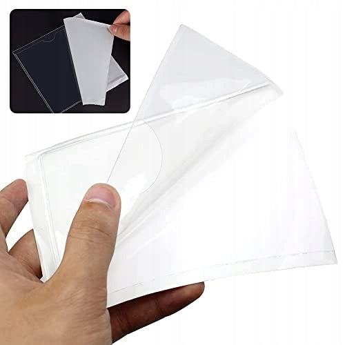 SELF-ADHESIVE HOLDER FOR PARKING TICKET TRANSPARENT FOR GLASS 5 PCS. Manufacturer code Bez marki