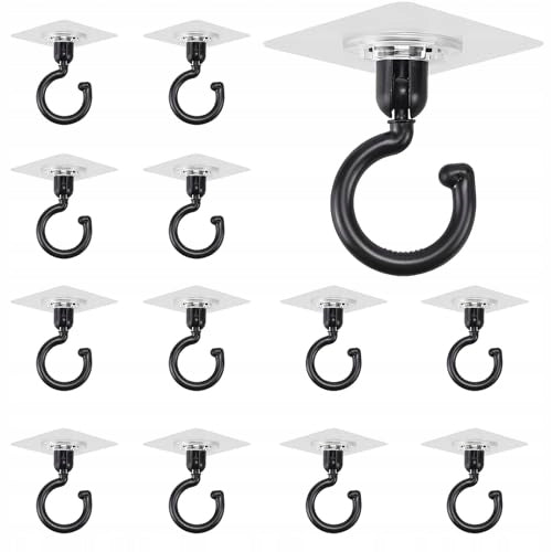 SELF-ADHESIVE HOOKS 360 FOR TOWELS WITHOUT DRILLING 12 PCS. Brand no brand