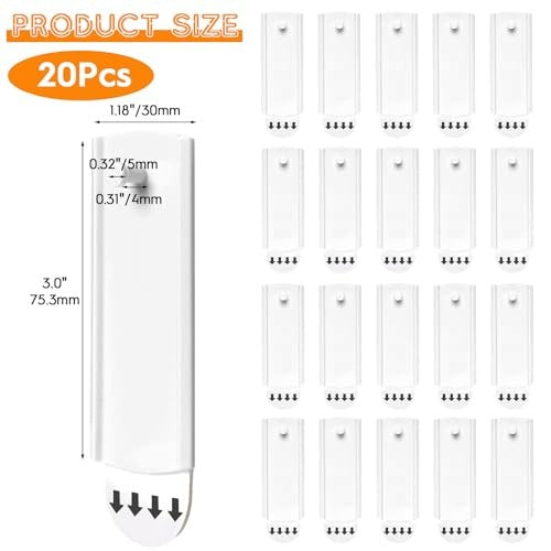 SELF-ADHESIVE HOOKS FOR ABS FRAME PAINTINGS STRONG WITHOUT DRILLING 20 PCS. Manufacturer code Nieoznaczona