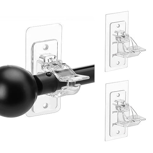 SELF ADHESIVE HOOKS FOR CURTAINS WITHOUT PIERCING THE BATHROOM 2 PCS. silicone Brand no brand