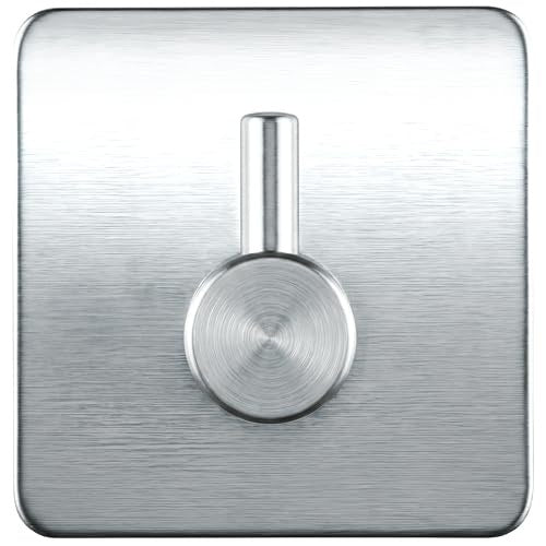 SELF-ADHESIVE HOOKS SILVER MINIMALIST SET OF 6 BATHROOM Manufacturer code Nieoznaczona