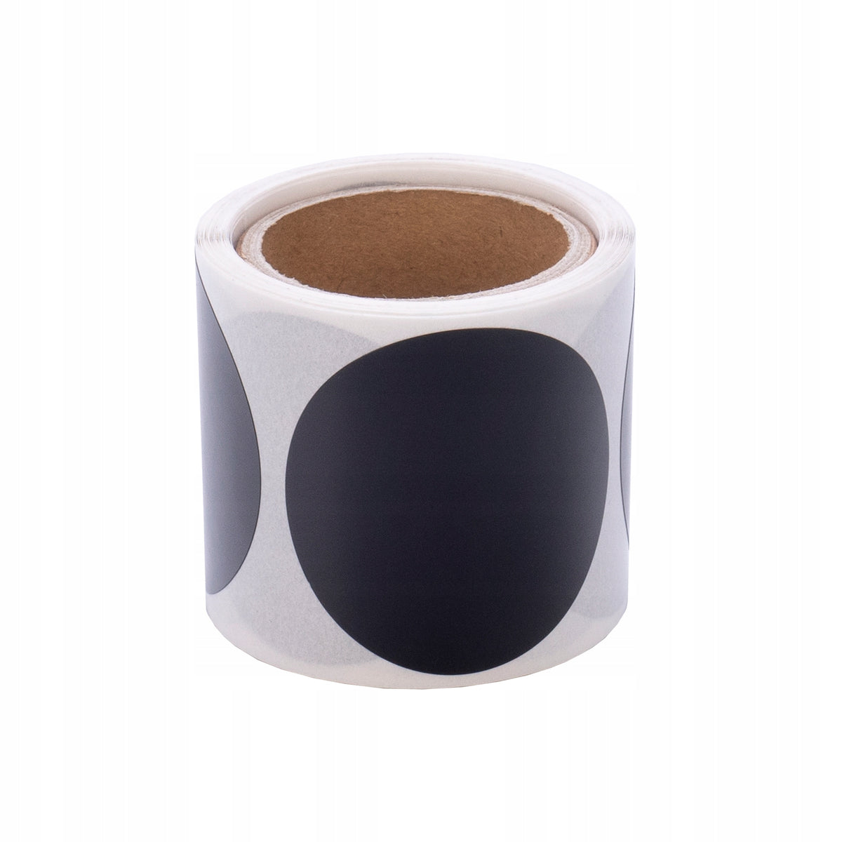 SELF ADHESIVE LABELS BLACK ROUND stickers decorative jars 47mm 100pcs EAN (GTIN) 5907483451303