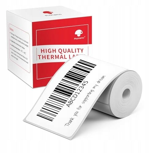 SELF-ADHESIVE LABELS FOR M110/M108/M220 40X70MM 100 PCS FOR HOME Packaging status original