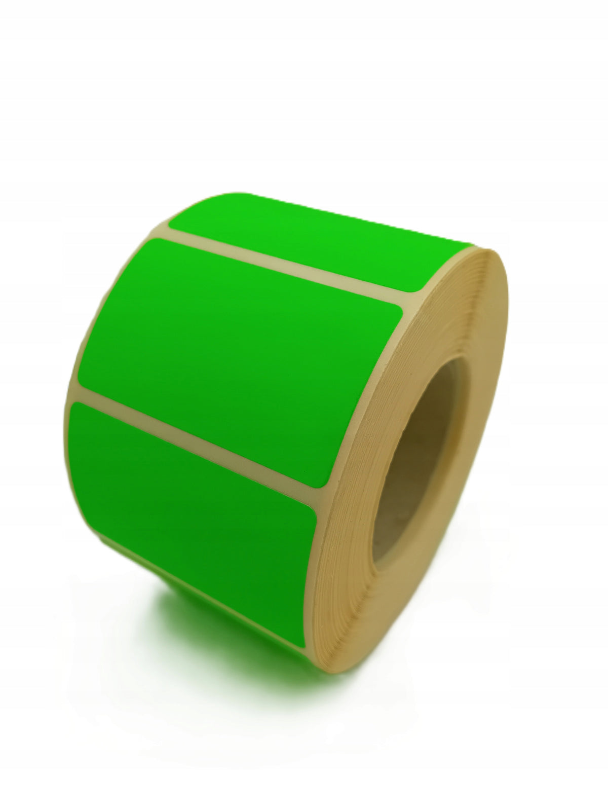 SELF ADHESIVE LABELS GREEN 50x30mm 1000 pcs per roll r 40