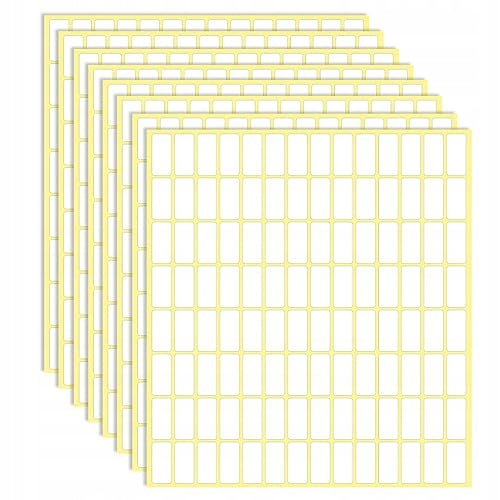SELF-ADHESIVE LABELS WHITE 10X20MM FOR WRITING 3360 PCS. ORGANIZATION