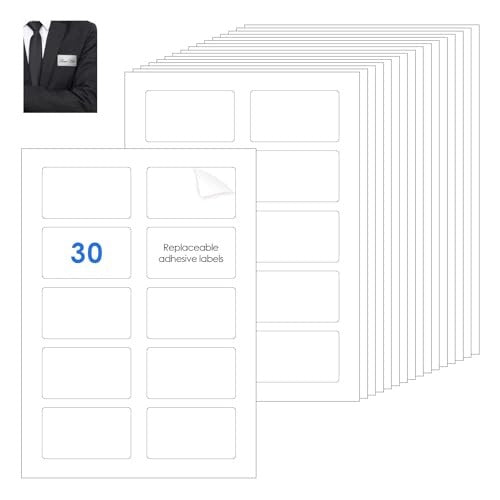 SELF ADHESIVE LABELS WITH NAME FOR PRINTING PEELED OFF 300 PCS FOR HOME Manufacturer code Producent niezależny
