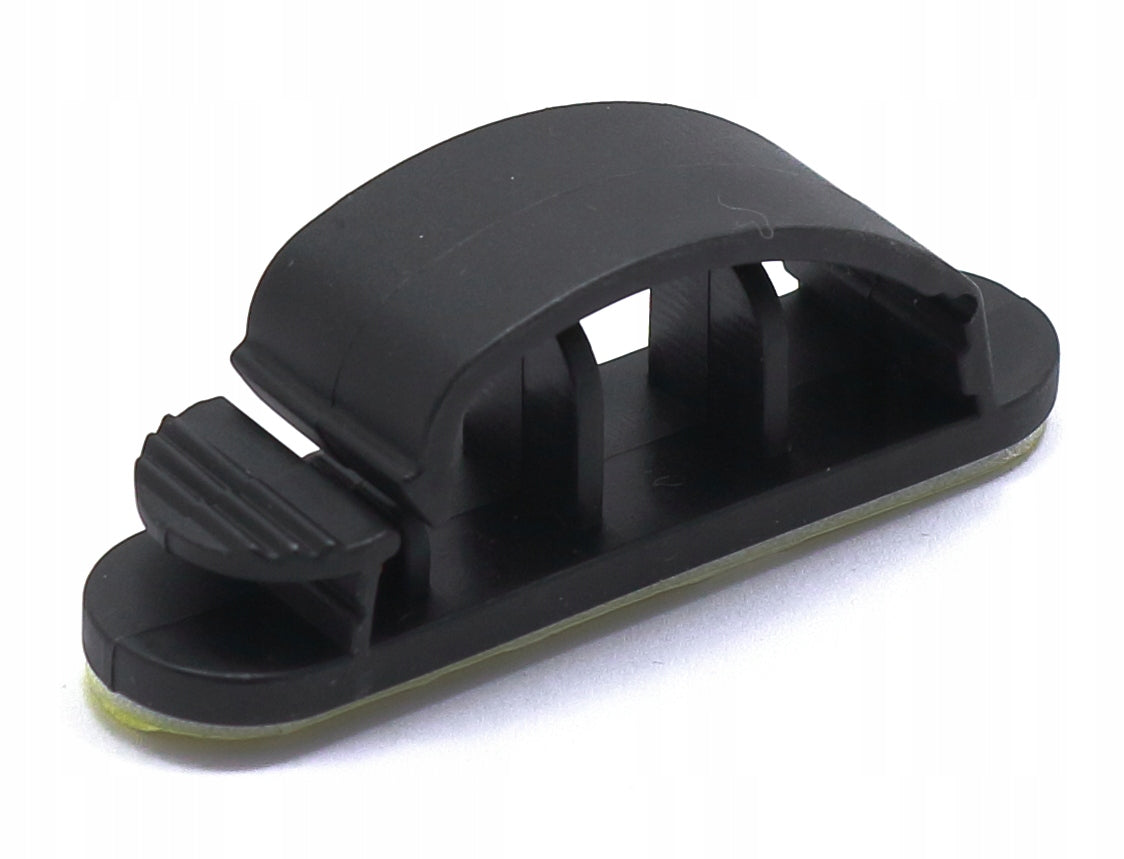SELF-ADHESIVE ORGANIZER CABLE HOLDER CLIP 10X