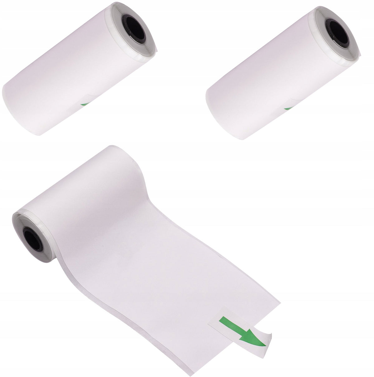 SELF-ADHESIVE PAPER ROLLS CARTRIDGES FOR DRUKUŚ MINI PRINTER CAMERA 3PCS 10.5m