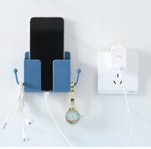SELF ADHESIVE PHONE WALL MOUNT FOR KITCHEN BEDROOM 4 PCS Manufacturer code Bez marki