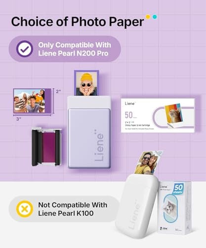 SELF ADHESIVE PHOTO PAPER FOR PRINTER 50 SHEETS GIFT SET Manufacturer code Bez marki