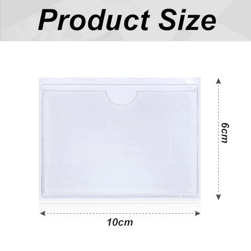 SELF-ADHESIVE POCKET 12 PIECES OF SELF-ADHESIVE LABEL HOLDERS FOR THE KITCHEN Manufacturer code SAMOPRZYLEPNA-KIESZEŃ-12-SZTUK-UCHWYTÓW