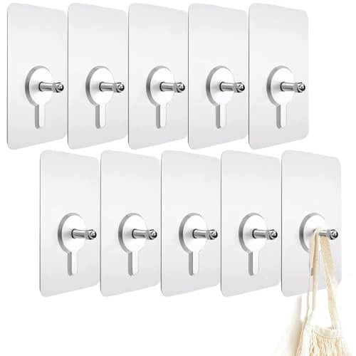 SELF ADHESIVE SCREWS WATERPROOF WITHOUT DRILLING FOR WALLS 12 PIECES metal Brand no brand