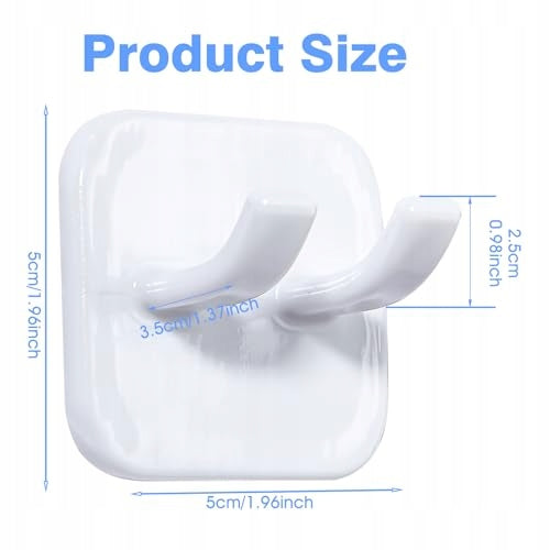 SELF-ADHESIVE SHAVING HOOKS HANDLE BATHROOM RAZOR 2 PCS Manufacturer code Bez marki