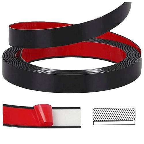 SELF ADHESIVE STRIP DECORATIVE PVC FLEXIBLE FOR WALLS 2CM steel for home