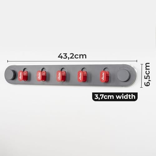 SELF ADHESIVE STRIP WITH HOOKS FOR BATHROOM KITCHEN 5 PIECES STRONG Manufacturer code Bez marki