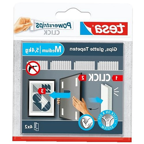 SELF-ADHESIVE STRIPS FIXING TO THE PHOTO FRAME OF WALL DECORATION WITHOUT DRILLING