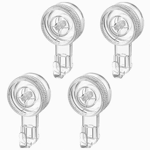 SELF ADHESIVE SUCTION HOOKS FOR KITCHEN BATHROOM 4 PIECES LARGE