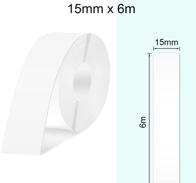 SELF ADHESIVE TAPE FOR DESCRIBING HOME SCHOOL 15mmx6mm Manufacturer code TAŚMA DO ETYKIETOWANIA STREFAZAKUPÓW
