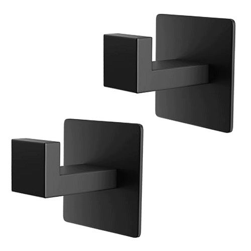 SELF ADHESIVE TOWEL HOOKS STAINLESS STEEL FOR BATHROOM 2 PACK